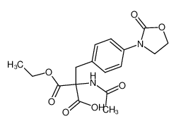 acetylamino-[4-(2-oxo-oxazolidin-3-yl)-benzyl]-malonic acid monoethyl ester CAS:97707-07-8 manufacturer & supplier