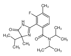 3-fluoro-N,N-diisopropyl-2-(4-isopropyl-4-methyl-5-oxo-2-imidazolin-2-yl)-p-toluamide CAS:97712-43-1 manufacturer & supplier