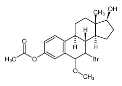 Estra-1,3,5(10)-triene-3,17-diol, 7-bromo-6-methoxy-, 3-acetate, (17b)- CAS:97716-71-7 manufacturer & supplier