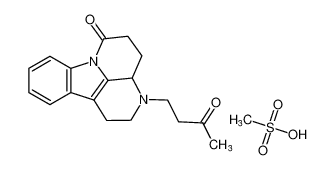 3-(3-oxobutyl)-1,2,3,3a,4,5-hexahydro-6H-indolo[3,2,1-de][1,5]naphthyridin-6-one methanesulfonate CAS:97730-70-6 manufacturer & supplier