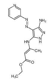 Ethyl β-(5-amino-4-(3-pyridylazo)pyrazol-3-yl)aminocrotonate CAS:97732-50-8 manufacturer & supplier