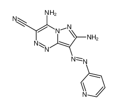 4,7-Diamino-8-(pyridin-3-ylazo)-pyrazolo[5,1-c][1,2,4]triazine-3-carbonitrile CAS:97732-53-1 manufacturer & supplier