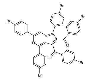 6,7-bis-(4-bromo-benzoyl)-1,3,5-tris-(4-bromo-phenyl)-cyclopenta[c]pyran CAS:97734-44-6 manufacturer & supplier