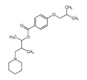 4-isobutoxy-benzoic acid-(1,2-dimethyl-3-piperidino-propyl ester) CAS:97734-79-7 manufacturer & supplier