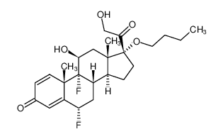 (6S,8S,9R,10S,11S,13S,14S,17R)-17-butoxy-6,9-difluoro-11-hydroxy-17-(2-hydroxyacetyl)-10,13-dimethyl-6,7,8,9,10,11,12,13,14,15,16,17-dodecahydro-3H-cyclopenta[a]phenanthren-3-one CAS:97741-83-8 manufacturer & supplier