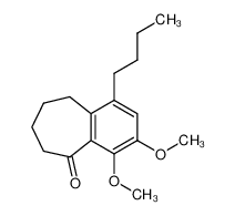 1-n-butyl-3,4-dimethoxy-6,7,8,9-tetrahydro-5-H-benzocyclohepten-5-one CAS:97742-56-8 manufacturer & supplier