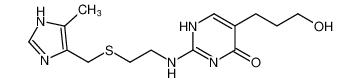 5-(3-hydroxypropyl)-2-((2-(((5-methyl-1H-imidazol-4-yl)methyl)thio)ethyl)amino)pyrimidin-4(1H)-one CAS:97744-19-9 manufacturer & supplier