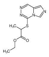 2-(Imidazo[1,5-d][1,2,4]triazin-4-ylsulfanyl)-propionic acid ethyl ester CAS:97751-11-6 manufacturer & supplier