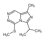 6-Isopropyl-8-methyl-4-methylsulfanyl-imidazo[1,5-d][1,2,4]triazine CAS:97751-22-9 manufacturer & supplier