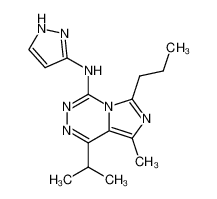 (1-Isopropyl-8-methyl-6-propyl-imidazo[1,5-d][1,2,4]triazin-4-yl)-(1H-pyrazol-3-yl)-amine CAS:97751-50-3 manufacturer & supplier