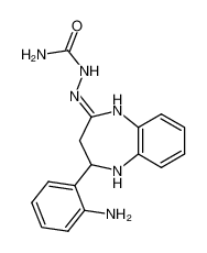 4-(2-amino-phenyl)-1,3,4,5-tetrahydro-benzo[b][1,4]diazepin-2-one semicarbazone CAS:97753-45-2 manufacturer & supplier