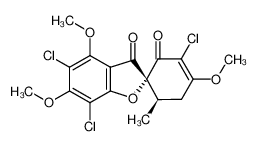 5,7,3'-Trichlor-4,6,4'-trimethoxy-6'-methyl-3,2'-dioxo-spiro(benzofuran-2(3H),1'-(3)cyclohexen) CAS:97753-50-9 manufacturer & supplier