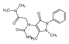 N-carbamoyl-N-(1,5-dimethyl-3-oxo-2-phenyl-2,3-dihydro-1H-pyrazol-4-yl)-glycine dimethylamide CAS:97754-67-1 manufacturer & supplier