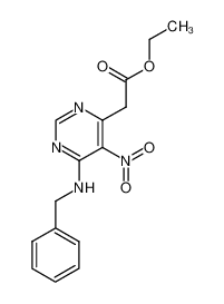 ethyl 6-benzylamino-5-nitropyrimidin-4-ylacetate CAS:97760-03-7 manufacturer & supplier