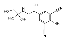 2-Amino-5-[1-hydroxy-2-(2-hydroxy-1,1-dimethyl-ethylamino)-ethyl]-isophthalonitrile CAS:97760-72-0 manufacturer & supplier