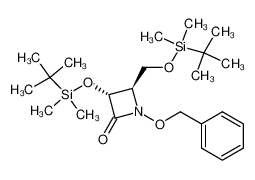 (3R,4S)-1-(benzyloxy)-3-((tert-butyldimethylsilyl)oxy)-4-(((tert-butyldimethylsilyl)oxy)methyl)-2-azetidinone CAS:97764-65-3 manufacturer & supplier