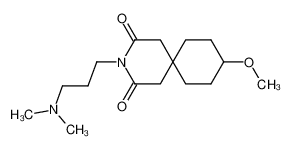 3-(3-dimethylamino-propyl)-9-methoxy-3-aza-spiro[5.5]undecane-2,4-dione CAS:97767-07-2 manufacturer & supplier