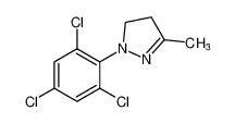 1H-Pyrazole, 4,5-dihydro-3-methyl-1-(2,4,6-trichlorophenyl)- CAS:97773-26-7 manufacturer & supplier