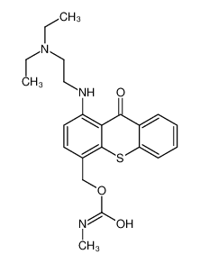 [1-[2-(diethylamino)ethylamino]-9-oxothioxanthen-4-yl]methyl N-methylcarbamate CAS:97779-04-9 manufacturer & supplier