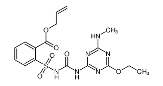 allyl 2-(N-((4-ethoxy-6-(methylamino)-1,3,5-triazin-2-yl)carbamoyl)sulfamoyl)benzoate CAS:97780-09-1 manufacturer & supplier