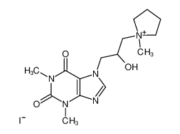 7-(2-Hydroxy-3-(1-methyl-pyrrolidino)-propyl)-theophyllin-iodid CAS:97784-43-5 manufacturer & supplier