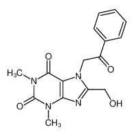 8-hydroxymethyl-1,3-dimethyl-7-(2-oxo-2-phenyl-ethyl)-3,7-dihydro-purine-2,6-dione CAS:97785-79-0 manufacturer & supplier