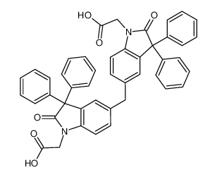 [5-(1-Carboxymethyl-2-oxo-3,3-diphenyl-2,3-dihydro-1H-indol-5-ylmethyl)-2-oxo-3,3-diphenyl-2,3-dihydro-indol-1-yl]-acetic acid CAS:97796-27-5 manufacturer & supplier