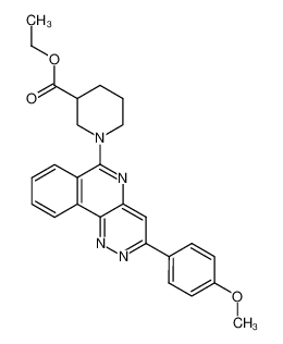 1-[3-(4-methoxyphenyl)pyridazino -[4,3-c]isoquinolin-6-yl]-3-piperidincarboxylic acid ethyl ester CAS:97796-68-4 manufacturer & supplier