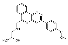 1-(((3-(4-methoxyphenyl)pyridazino[4,3-c]isoquinolin-6-yl)methyl)amino)propan-2-ol CAS:97796-83-3 manufacturer & supplier