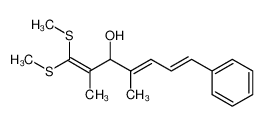 (4E,6E)-2,4-Dimethyl-1,1-bis-methylsulfanyl-7-phenyl-hepta-1,4,6-trien-3-ol CAS:97798-15-7 manufacturer & supplier