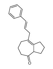 2-((E)-3'-phenylprop-2'-en-1'-yl)bicyclo(5.3.0.)dec-1-en-6-one CAS:97799-70-7 manufacturer & supplier