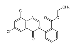 2-(6,8-Dichloro-4-oxo-4H-quinazolin-3-yl)-benzoic acid ethyl ester CAS:97799-84-3 manufacturer & supplier