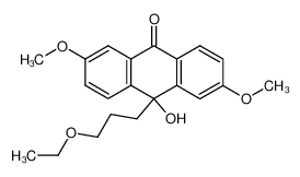 10-(3-Aethoxy-propyl)-10-hydroxy-2,6-dimethoxy-anthron CAS:978-97-2 manufacturer & supplier