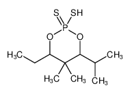 4-ethyl-6-isopropyl-2-mercapto-5,5-dimethyl-1,3,2-dioxaphosphinane 2-sulfide CAS:97802-33-0 manufacturer & supplier