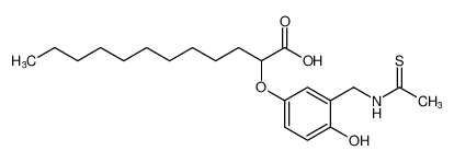 2-(3-(ethanethioamidomethyl)-4-hydroxyphenoxy)dodecanoic acid CAS:97802-41-0 manufacturer & supplier