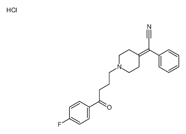 2-[1-[4-(4-fluorophenyl)-4-oxobutyl]piperidin-1-ium-4-ylidene]-2-phenylacetonitrile,chloride CAS:97805-03-3 manufacturer & supplier