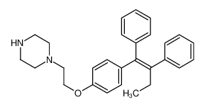 1-[2-[4-(1,2-diphenylbut-1-enyl)phenoxy]ethyl]piperazine CAS:97818-85-4 manufacturer & supplier