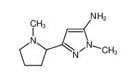 2-Methyl-5-(1-methyl-pyrrolidin-2-yl)-2H-pyrazol-3-ylamine CAS:97820-81-0 manufacturer & supplier