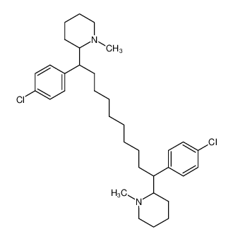 1,10-bis(4-chlorophenyl)-1,10-bis(1-methylpiperidin-2-yl)decane CAS:97829-91-9 manufacturer & supplier