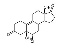 6β-Chlor-3,17-dioxo-5-methyl-19-nor-5β-androsten-(9) CAS:97830-67-6 manufacturer & supplier