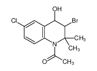 4-Quinolinol, 1-acetyl-3-bromo-6-chloro-1,2,3,4-tetrahydro-2,2-dimethyl- CAS:97841-26-4 manufacturer & supplier