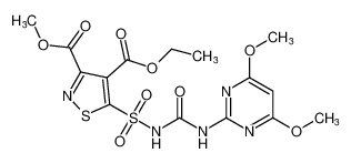 4-ethyl 3-methyl 5-(N-((4,6-dimethoxypyrimidin-2-yl)carbamoyl)sulfamoyl)isothiazole-3,4-dicarboxylate CAS:97842-17-6 manufacturer & supplier