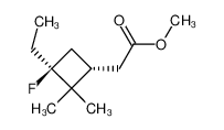 cis methyl 2,2-dimethyl-3-ethyl-3-fluorocyclobutaneacetate CAS:97845-30-2 manufacturer & supplier