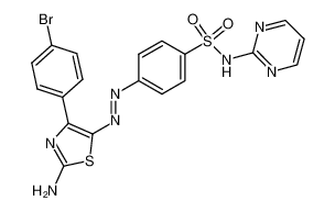 4-[2-Amino-4-(4-bromo-phenyl)-thiazol-5-ylazo]-N-pyrimidin-2-yl-benzenesulfonamide CAS:97854-85-8 manufacturer & supplier