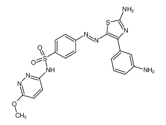 4-[2-Amino-4-(3-amino-phenyl)-thiazol-5-ylazo]-N-(6-methoxy-pyridazin-3-yl)-benzenesulfonamide CAS:97855-05-5 manufacturer & supplier