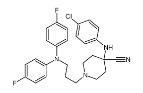 1-(3-(bis(4-fluorophenyl)amino)propyl)-4-((4-chlorophenyl)amino)-4-piperidinecarbonitrile CAS:97861-26-2 manufacturer & supplier