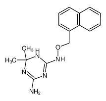 N-(4-amino-6,6-dimethyl-1,6-dihydro-[1,3,5]triazin-2-yl)-O-naphthalen-1-ylmethyl-hydroxylamine CAS:97864-84-1 manufacturer & supplier