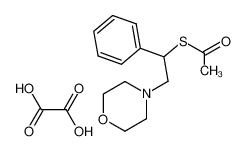 Thioacetic acid S-(2-morpholin-4-yl-1-phenyl-ethyl) ester; compound with oxalic acid CAS:97864-92-1 manufacturer & supplier