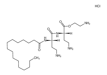 trihydrochloride of 2-aminoethyl ester of Nα-palmitoyl-L-α,γ-diaminobutyryl-L-α,γ-diaminobutyric acid CAS:97868-79-6 manufacturer & supplier