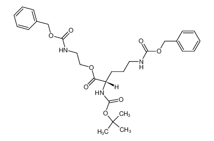 N-benzyloxycarbonyl-2-aminoethyl ester of Nα-tert-butyloxycarbonyl-Nδ-benzyloxycarbonyl-L-ornithine CAS:97868-80-9 manufacturer & supplier